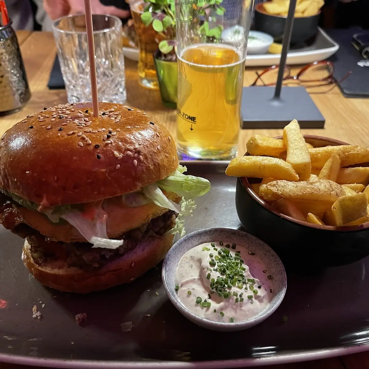 Chicken Truffle Burger
