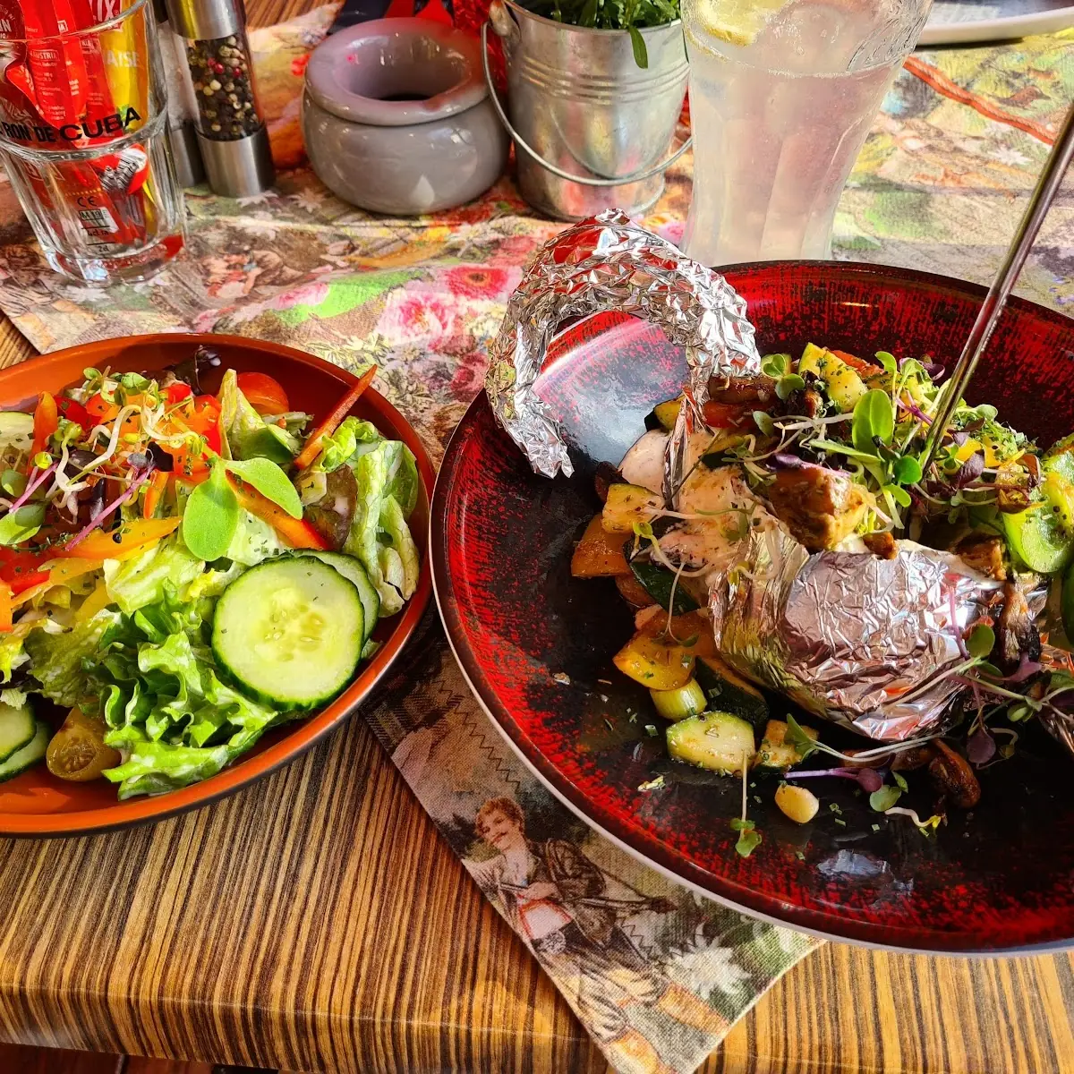 Ofenkartoffel Mit Grillgemüse