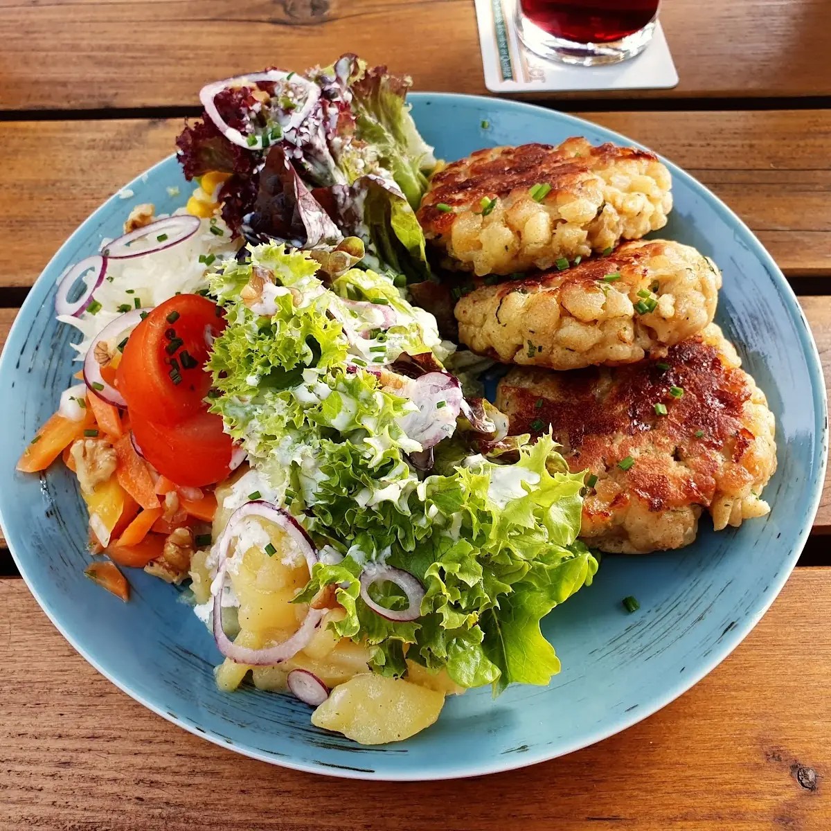 Salat Mit Kaspresspnödel