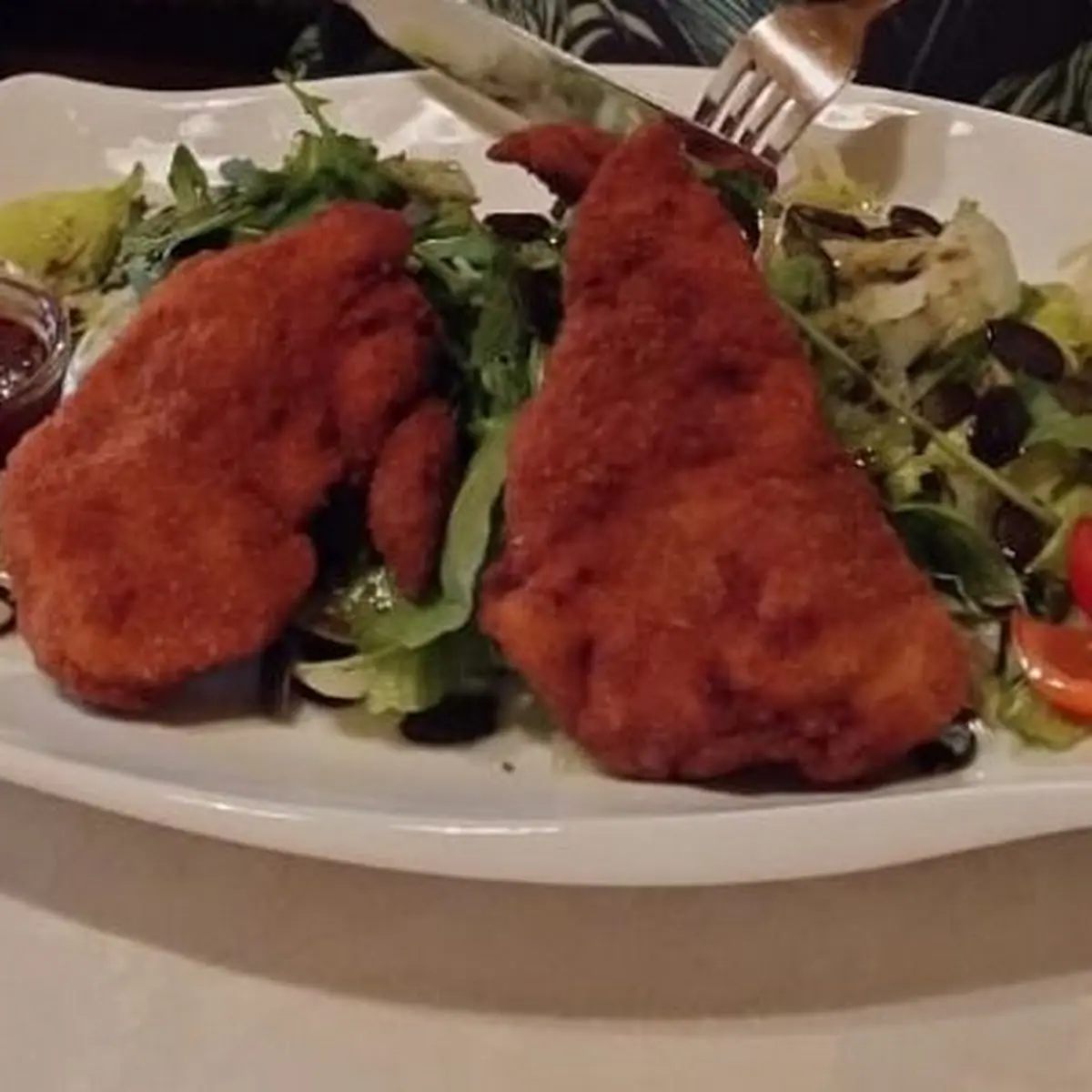 Salat Mit Bachhendelst