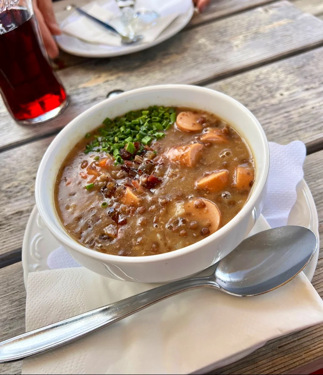 Linsensuppe Mit Würstchen