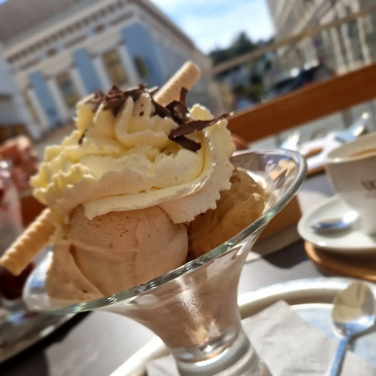 Gemischtes Eis Mit Schlag