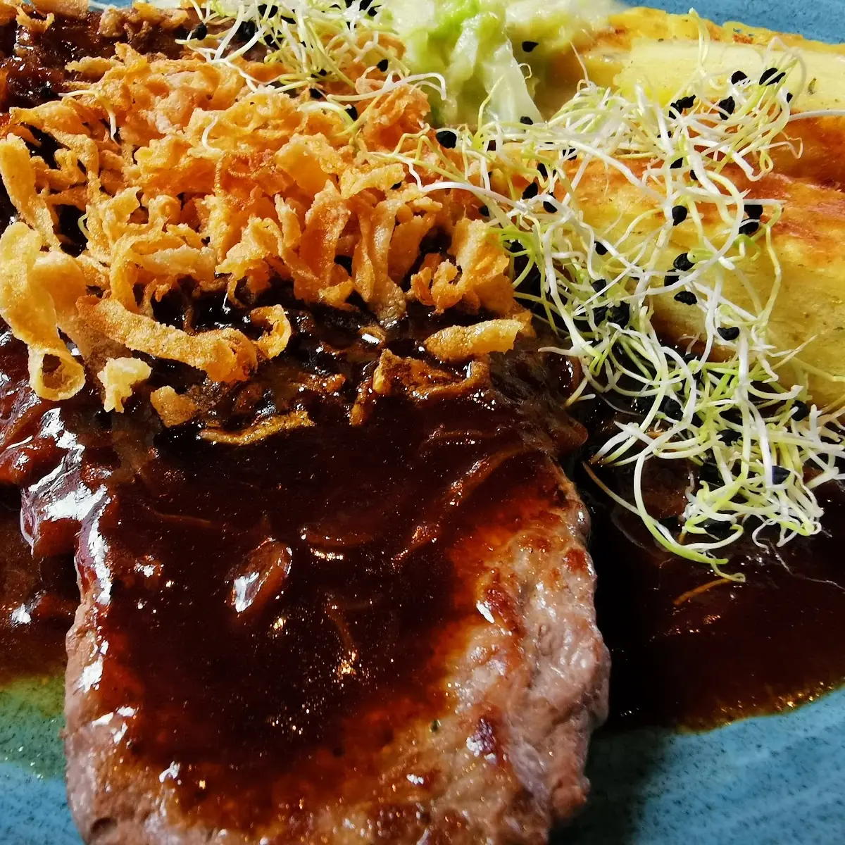 Zwiebelrostbraten