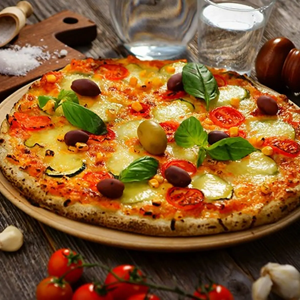 Pizza Gemüse