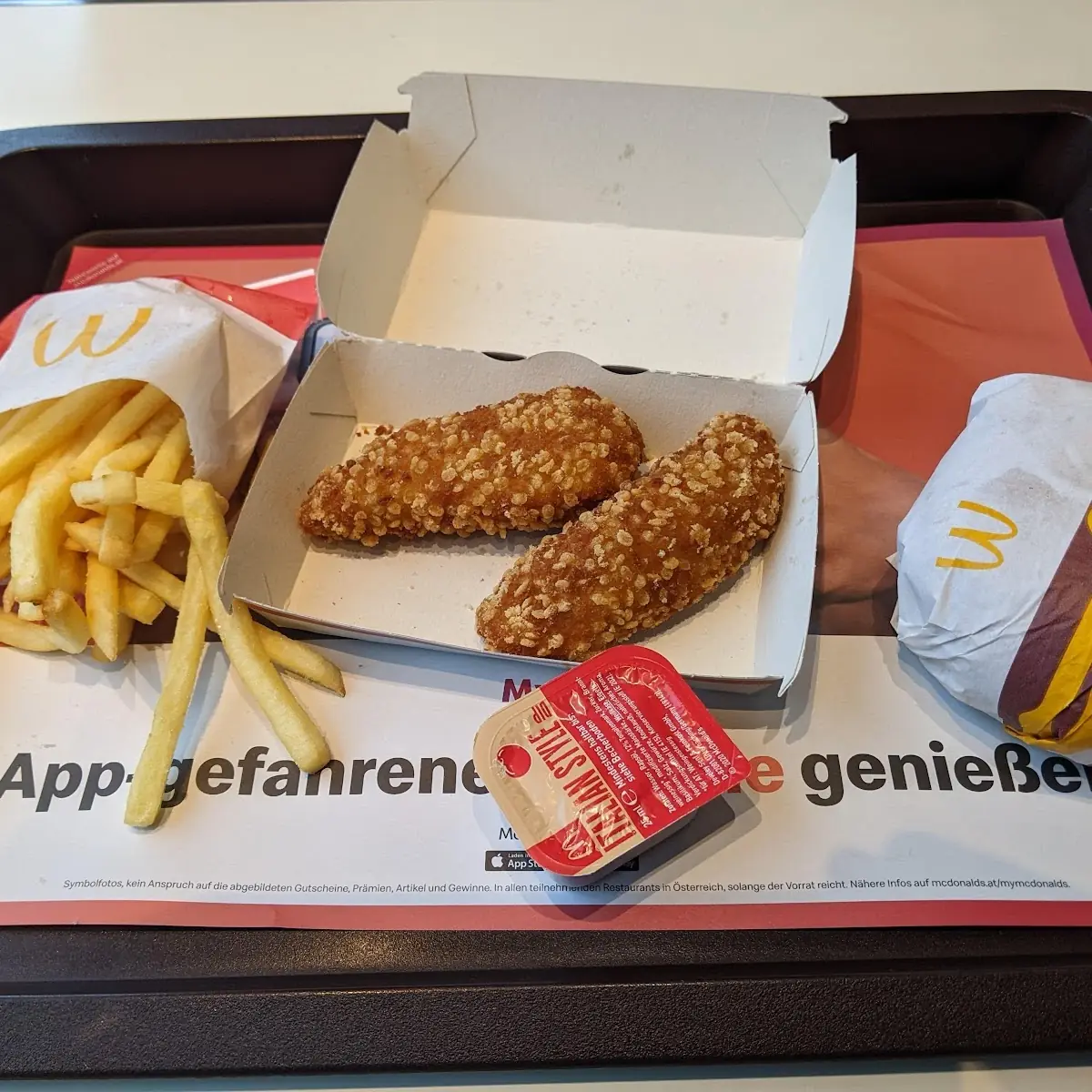 Stück Crispy Chicken Stripes Mcmenü