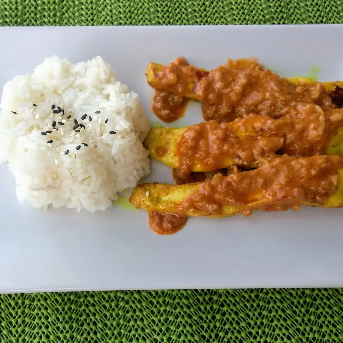 Sate Spieße Mit Hühnerfleisch