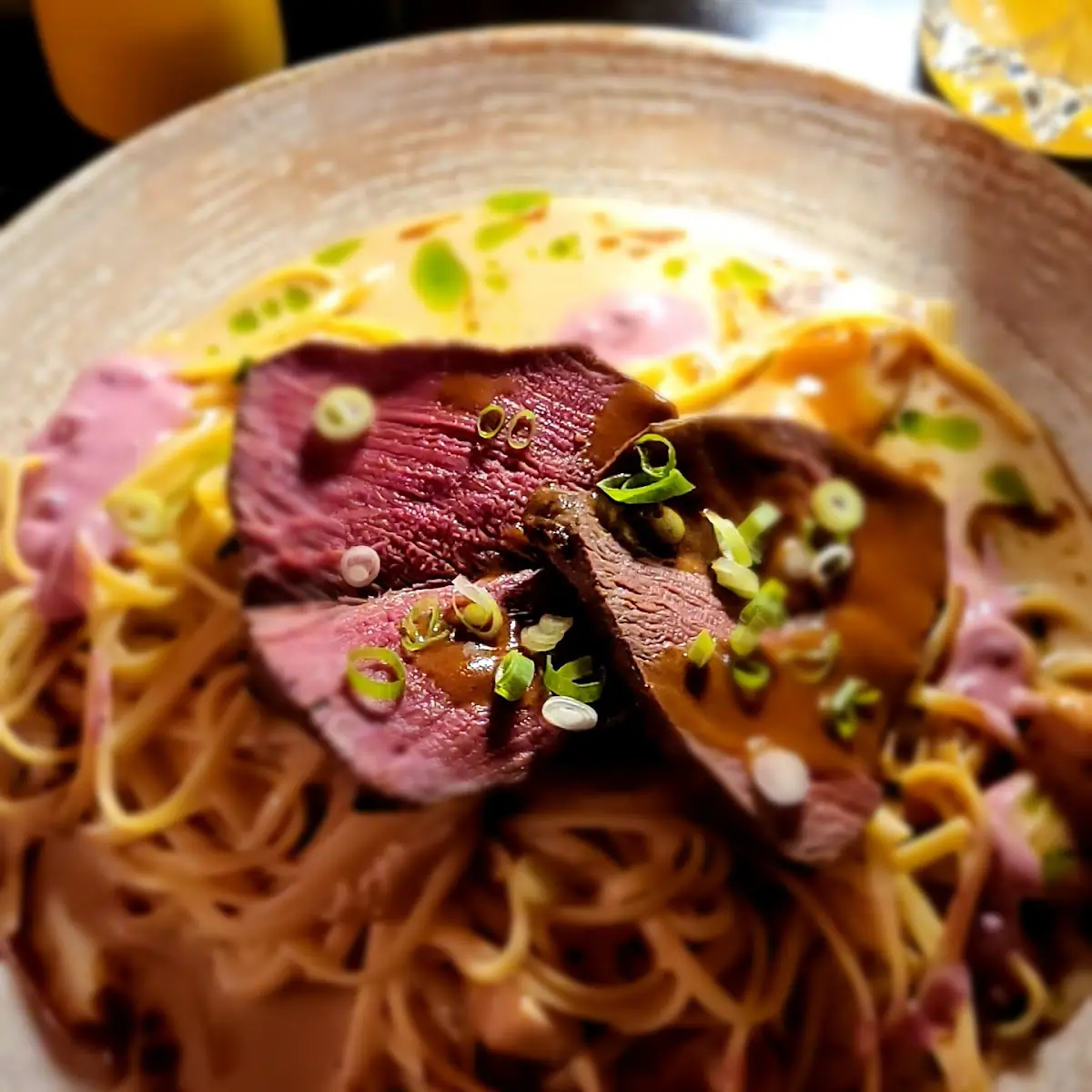 Hirschfilet Auf Steinpilz Tagliatelle