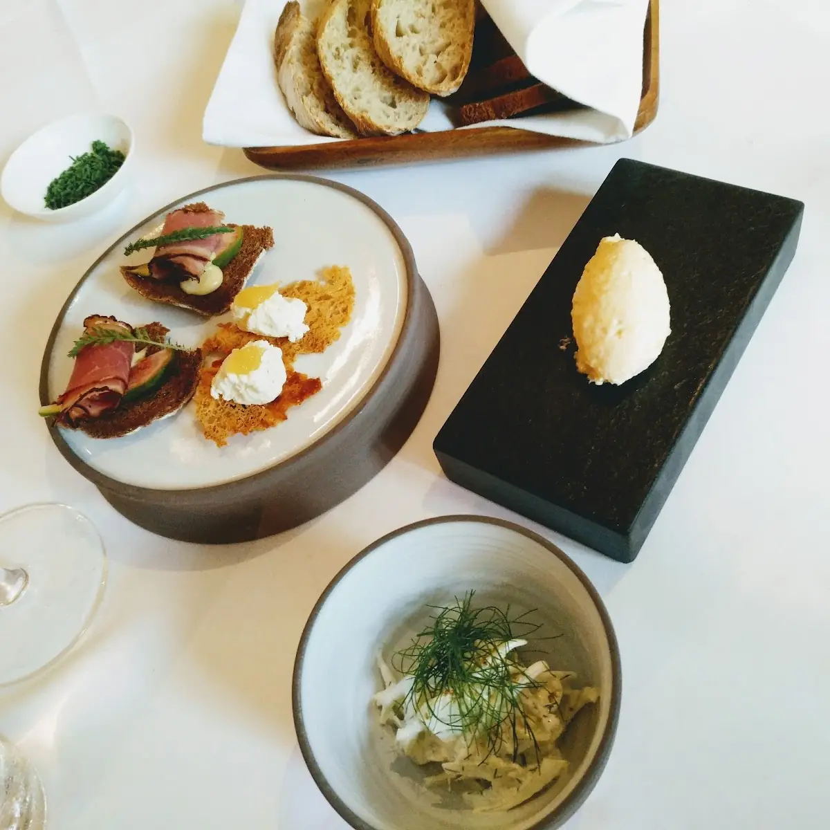 Gruß Aus Der Küche Mit Brot