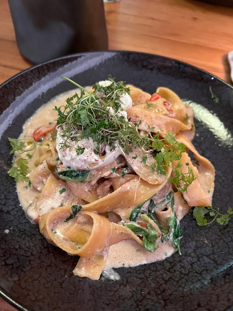 Pappardelle Pasta with Porcini Mushrooms