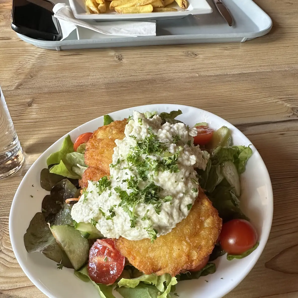 Kartoffelrösti Mit Salat