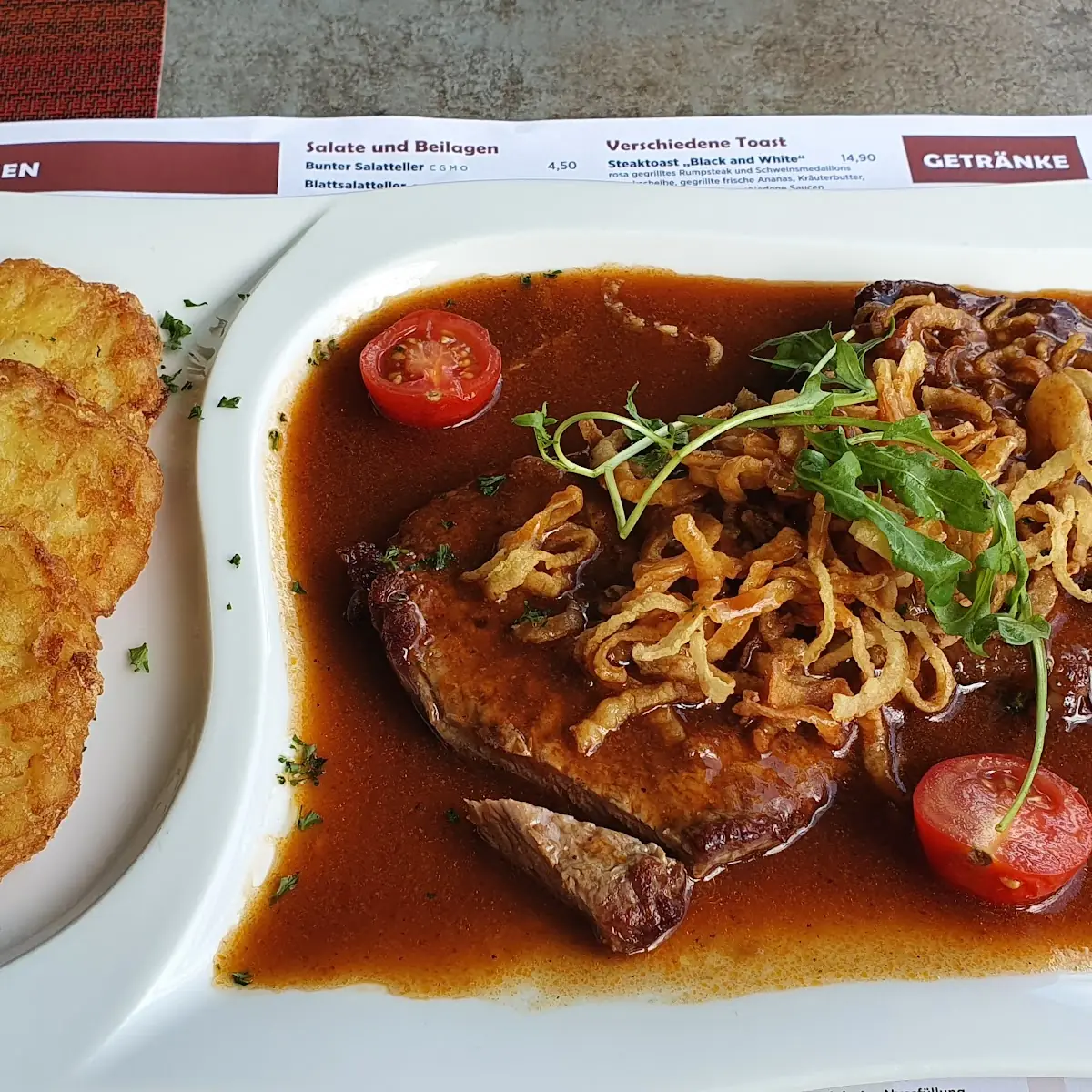 Wiener Zwiebelrostbraten