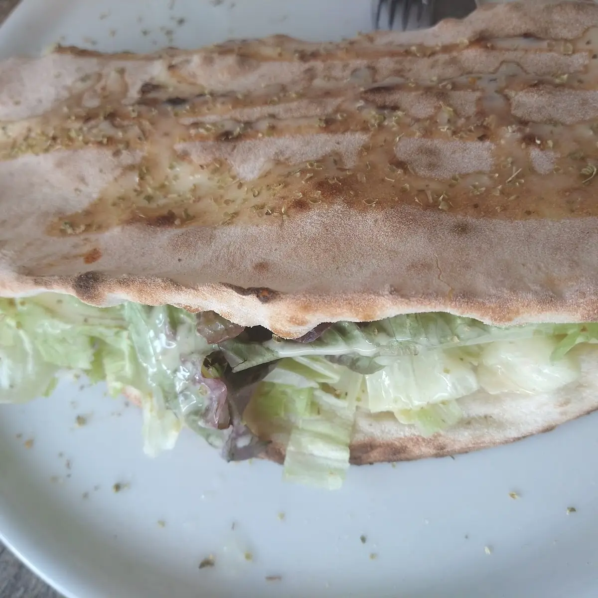 Calzone Mit Salat
