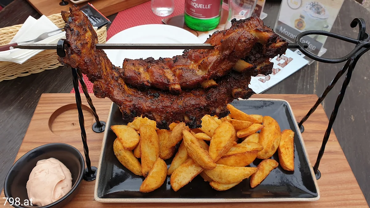 Spare Ribs and Potato Wedges
