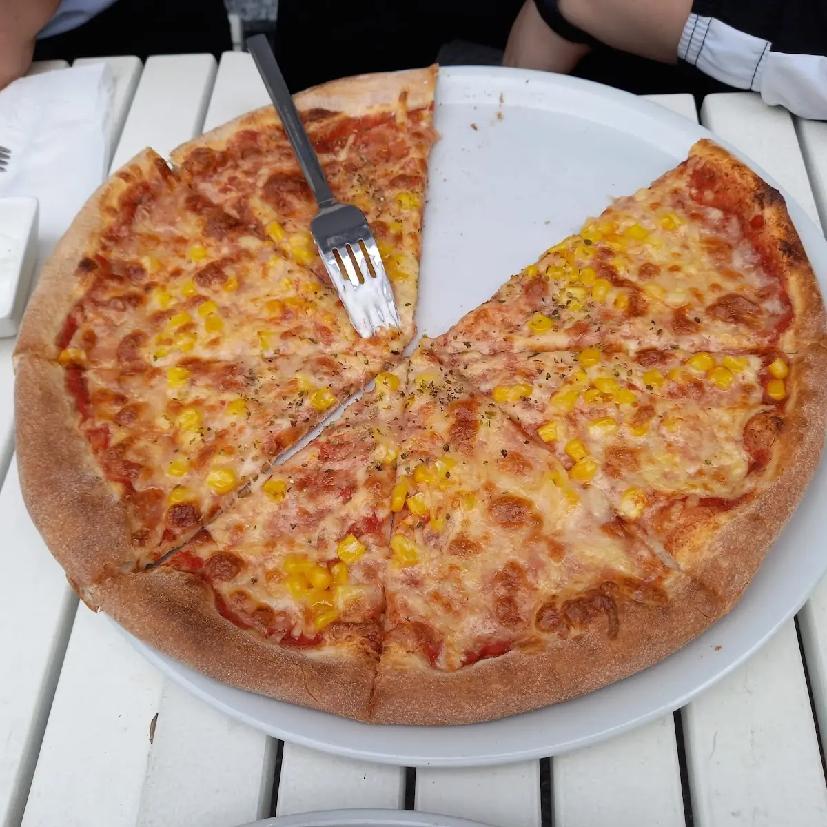 Pizza Vegetariană Doar Cu Porumb
