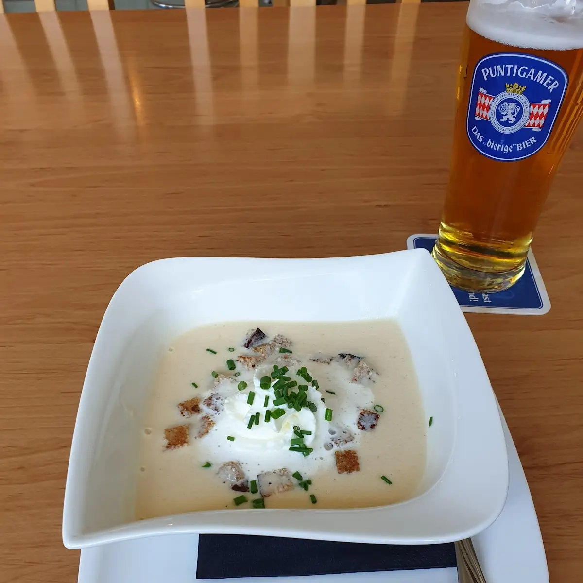 Knoblauchcremesuppe