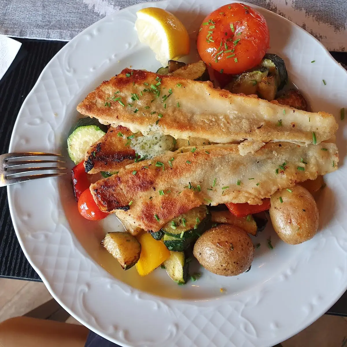 Zander Mit Gemüse