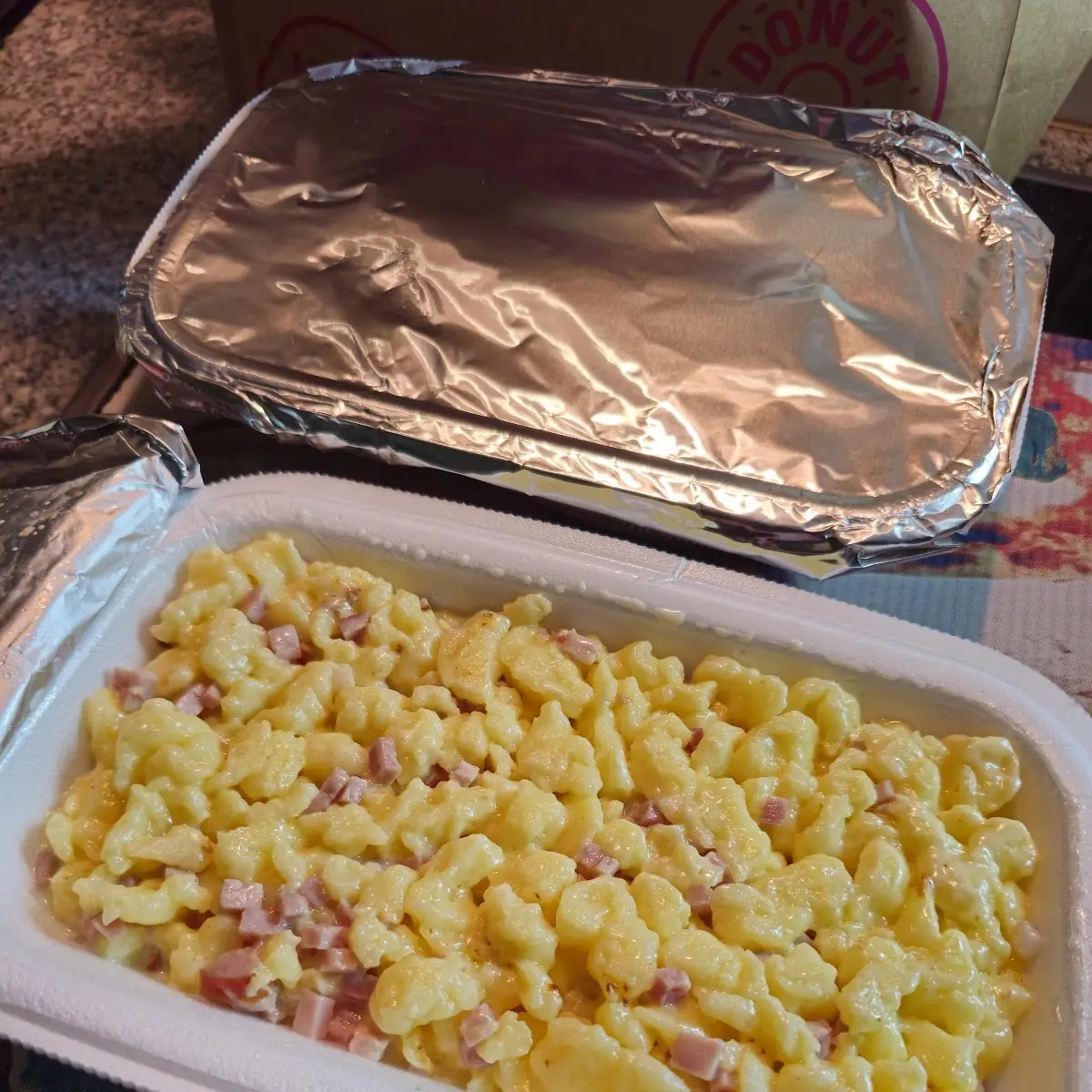Hausgemachte Schinkenspatzln