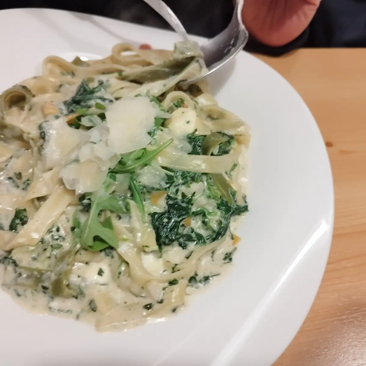 Penne Mit Spinat Und Schafskäse