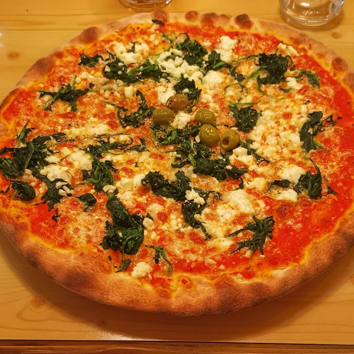 Spinach And Feta Pizza