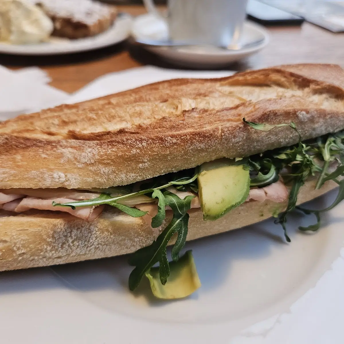 Sandwich with Salmon