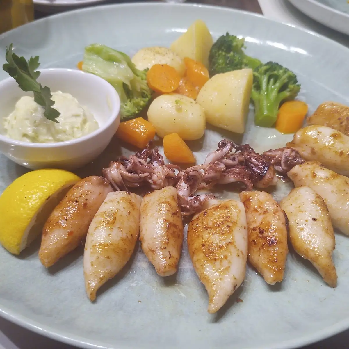 Gegrillte Kalamari