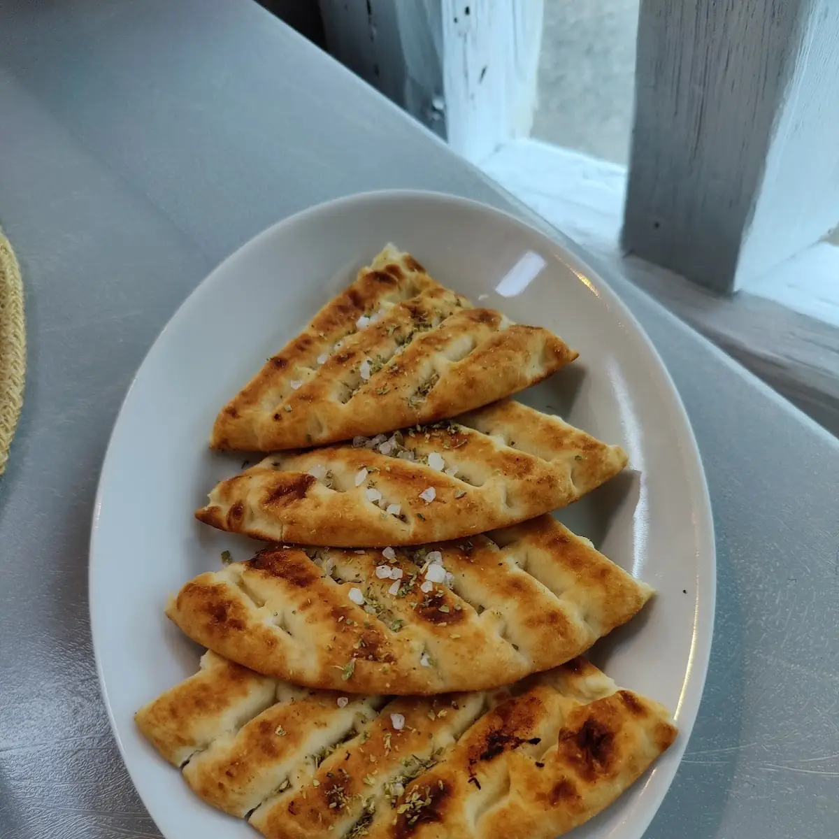 Knoblauch Pitta Brot