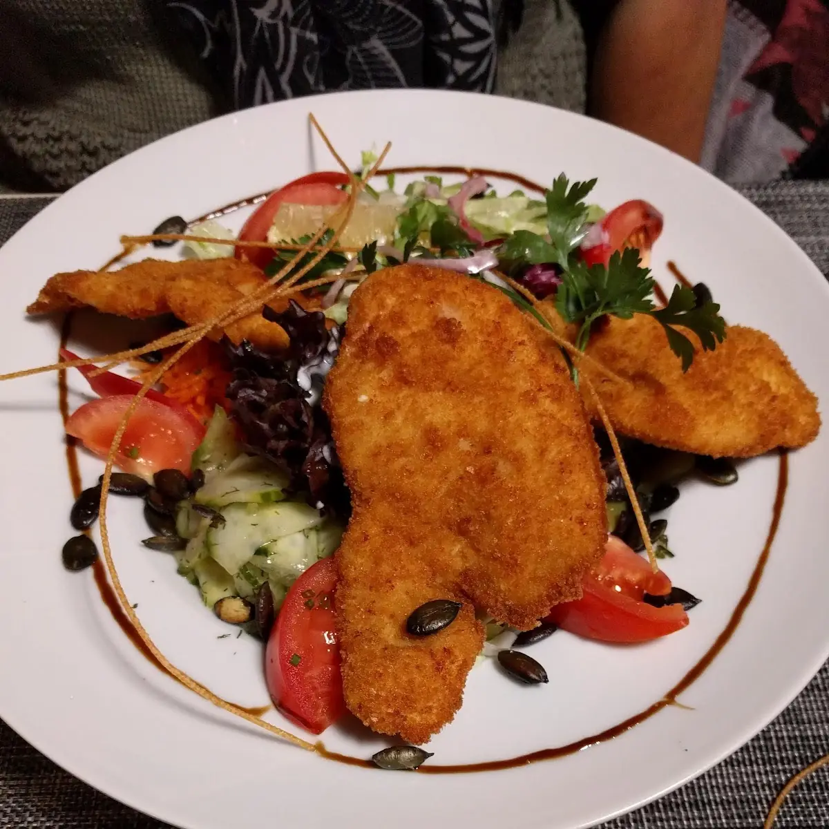Backhendl Salat