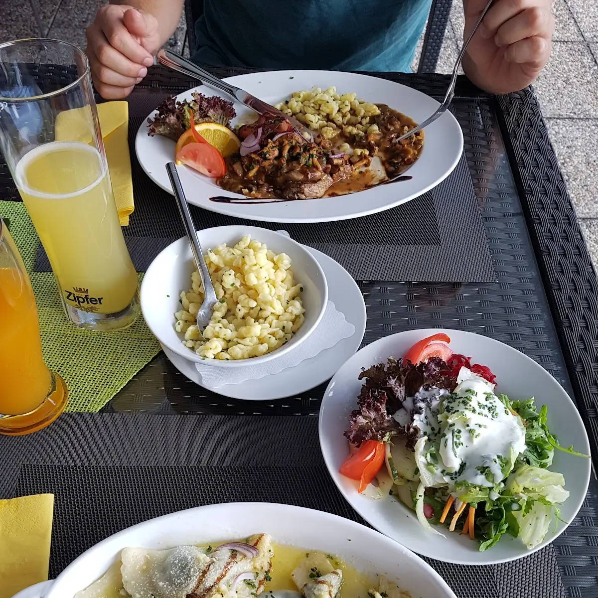 Hausgemachte Schlutzkrapfen
