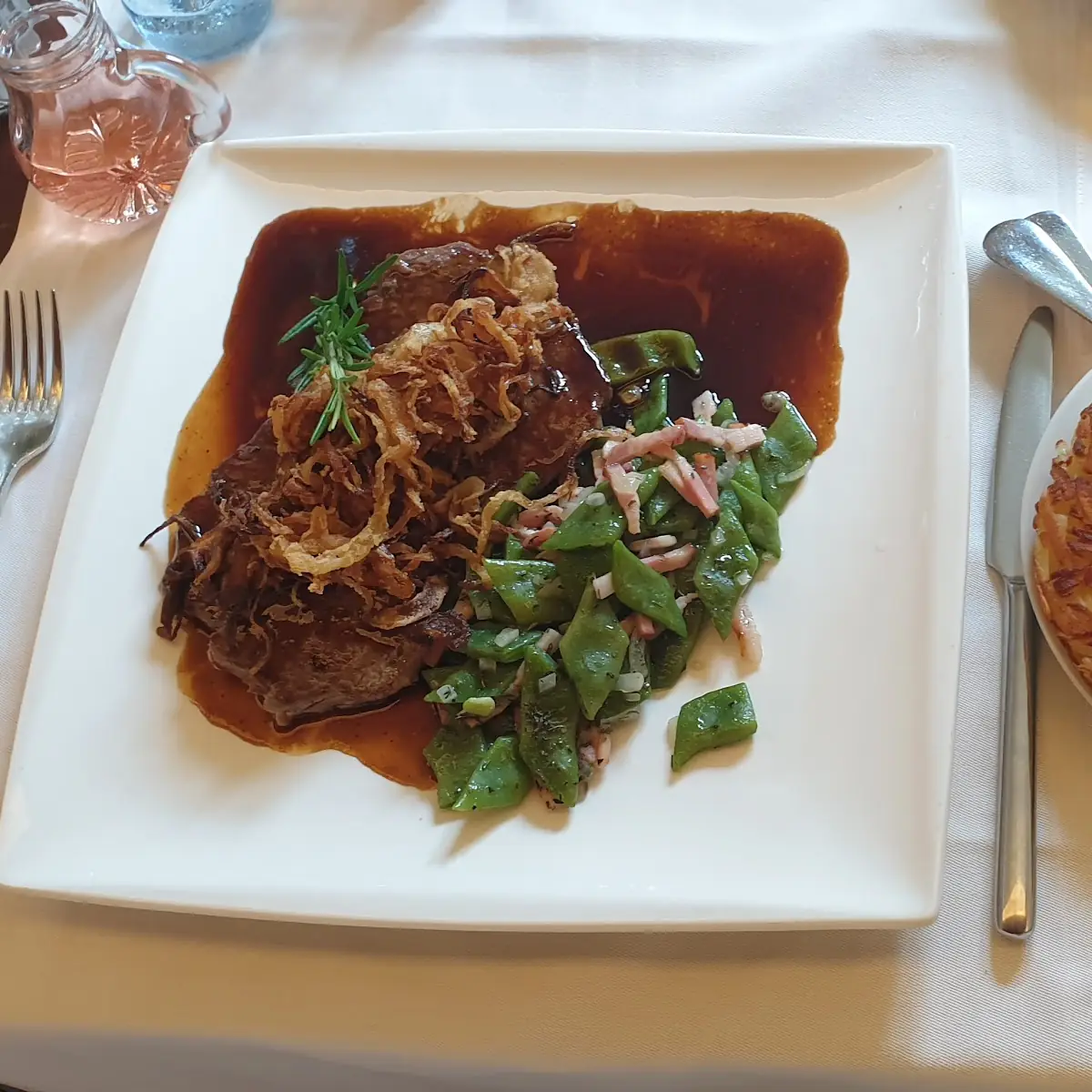 Zwiebelrostbraten Mit Rösti