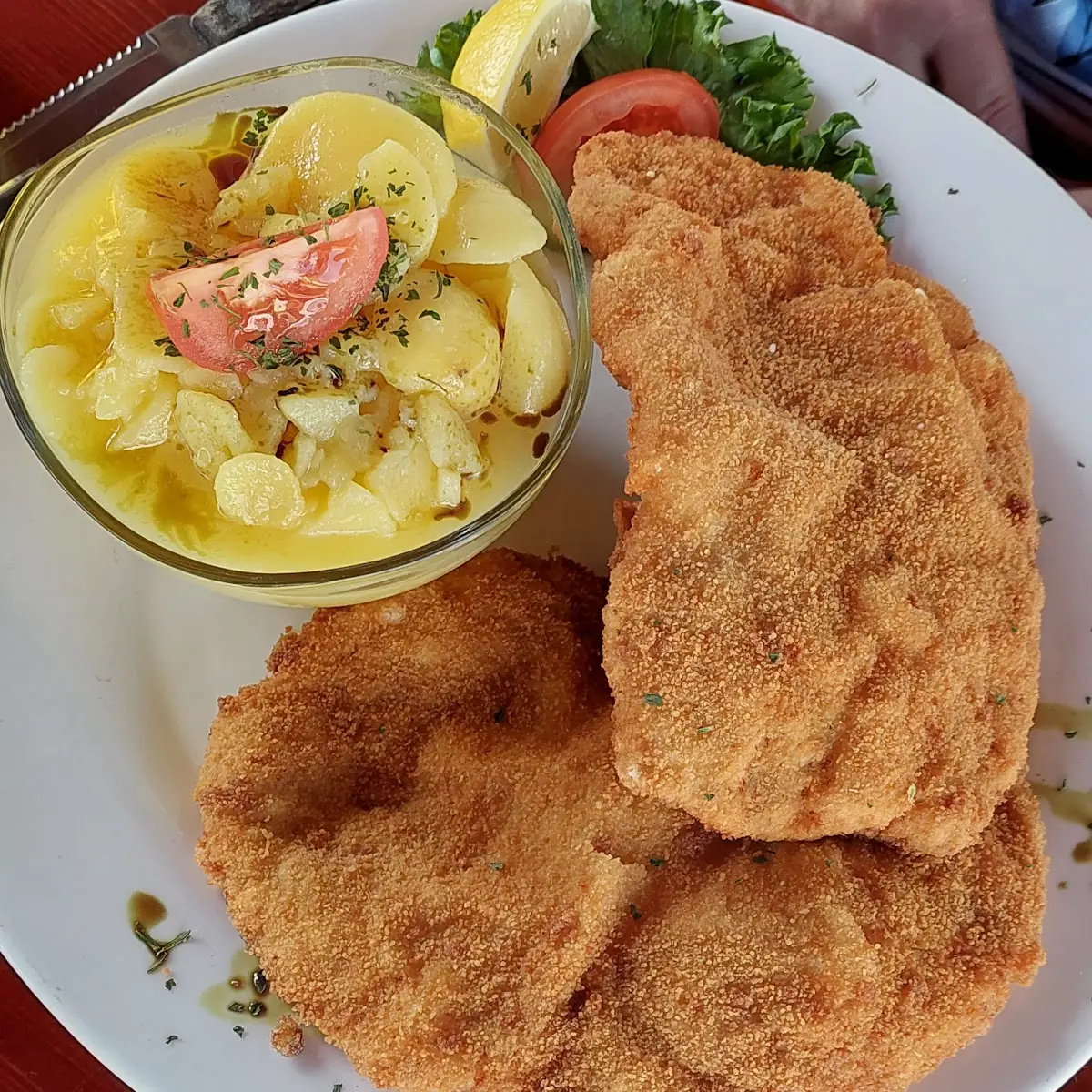 Wienerschnitzel Mit Kartoffelsalat