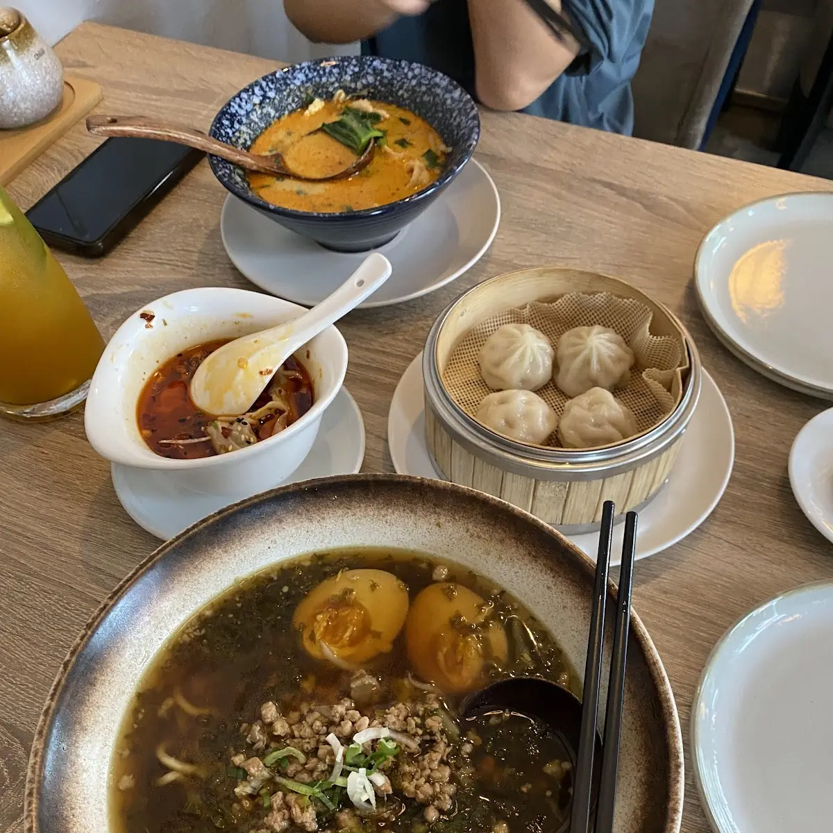 Coconut Chicken Soup and Noodle Soup