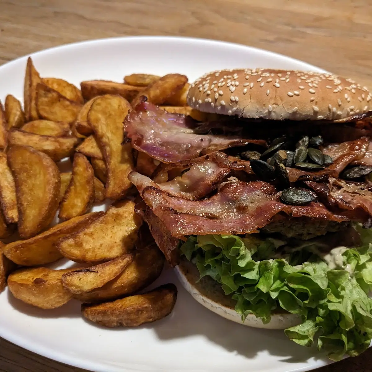 Kürbiskern Burger