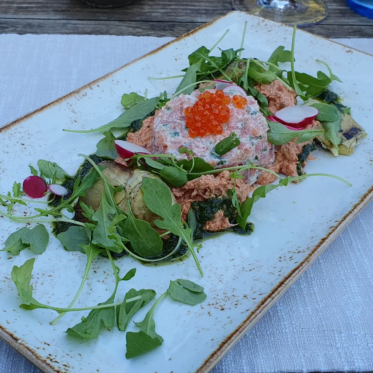 Hausgebeizter Gezupfter Lachs