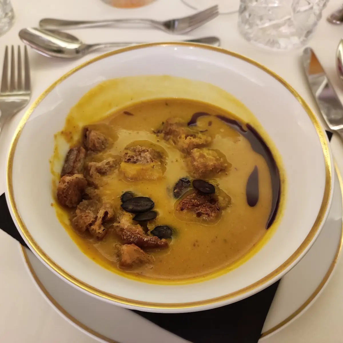 Kürbiscremesuppe