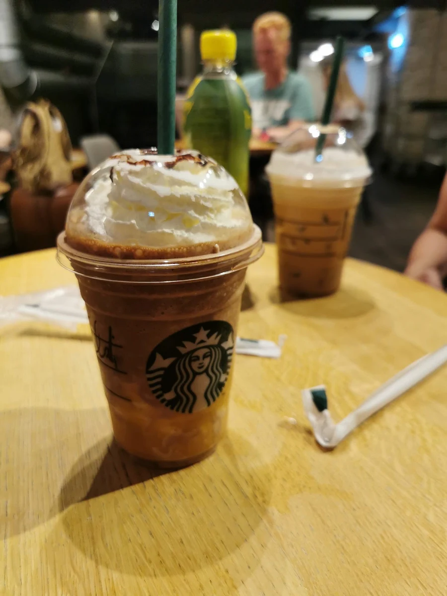 Caramel and Chocolate Frappucino