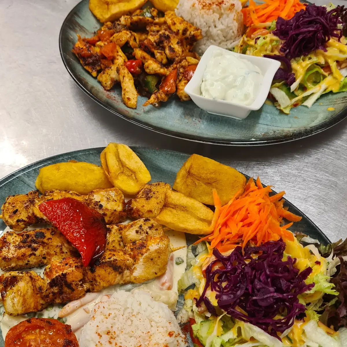 Hühner Gyros
