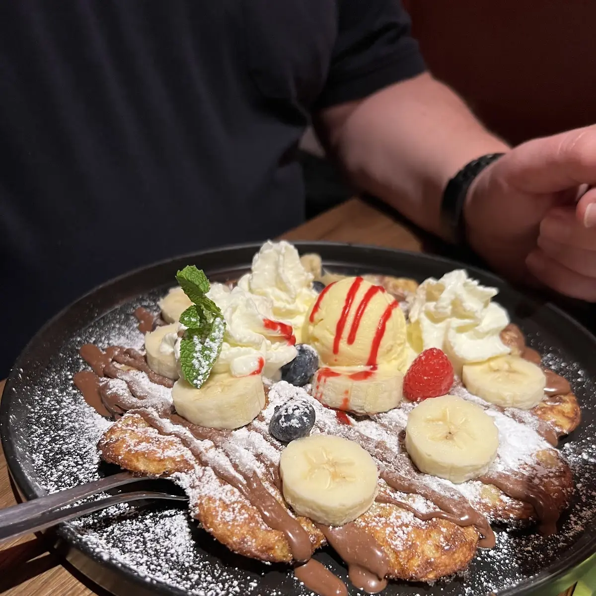 Hot Banana Waffle