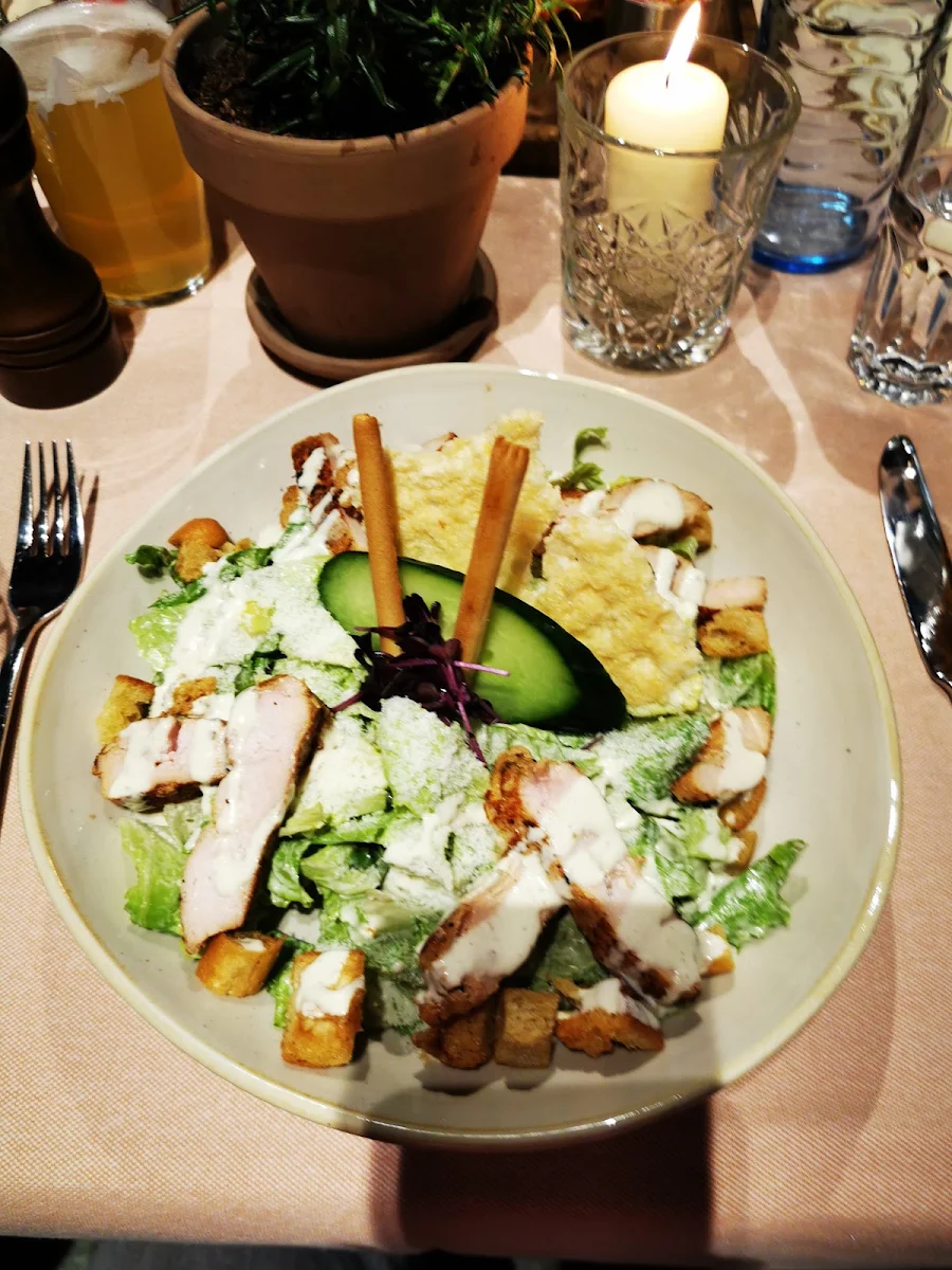 Salat Mit Putenstreifen