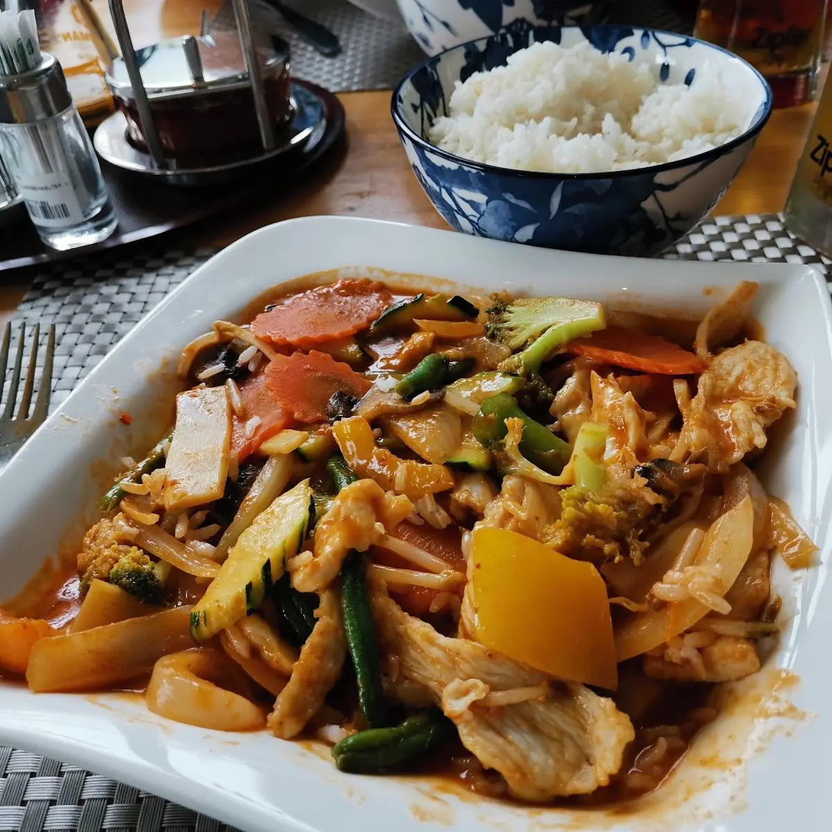 Knusprige Ente Mit Rotem Curry