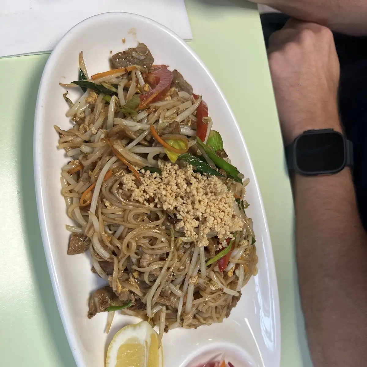 Pat Thai Rindfleisch