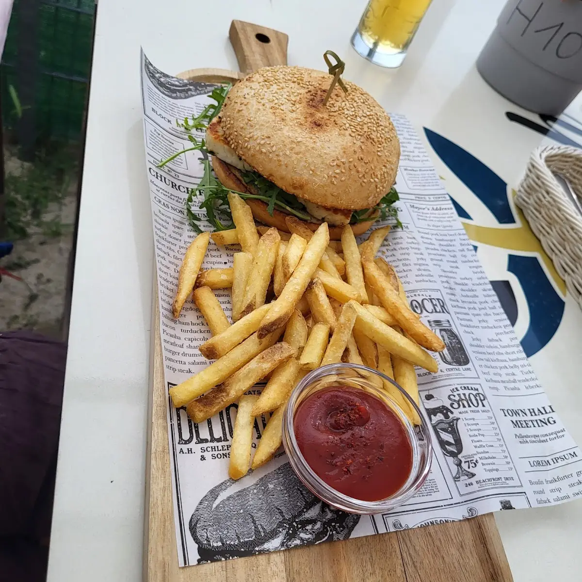 Halloumi Burger