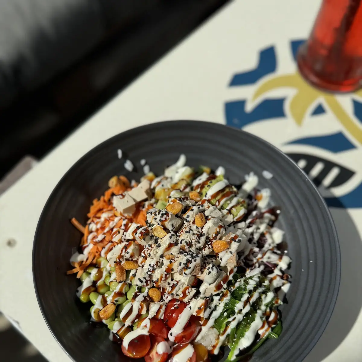 Vegane Bowl Mit Tofu