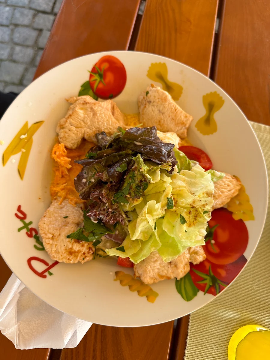 Salat Mit Hühnerfleisch