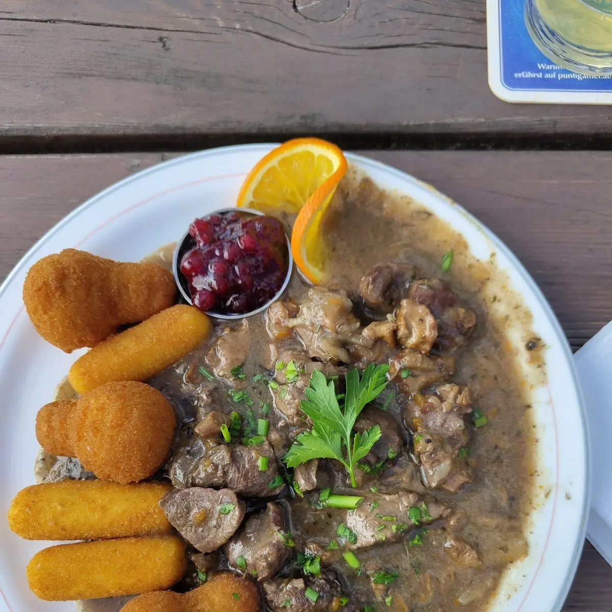 Rehragou Mit Eierschwammerl