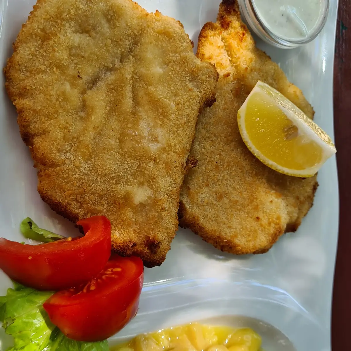 Wiener Schnitzel Vom Huhn Mit Erdäpfelsalat