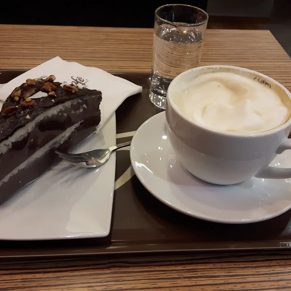 Schokokokos Kuchen Mit Cappuccino