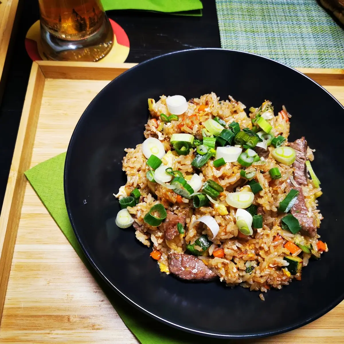 Gebratener Reis Mit Ente