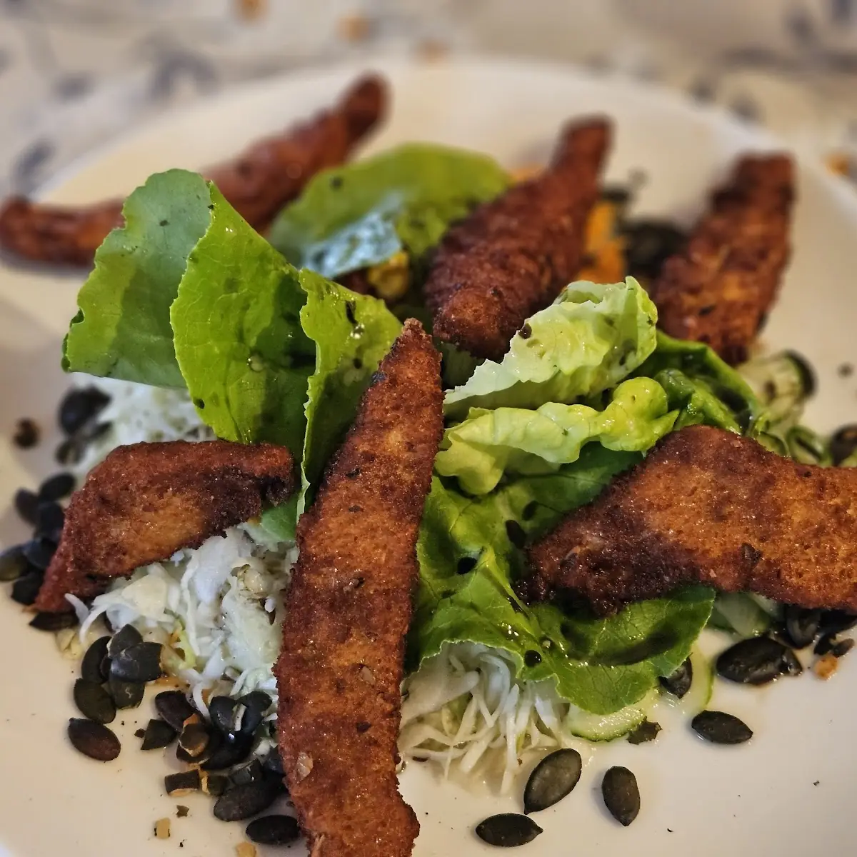 Backhendlsalat