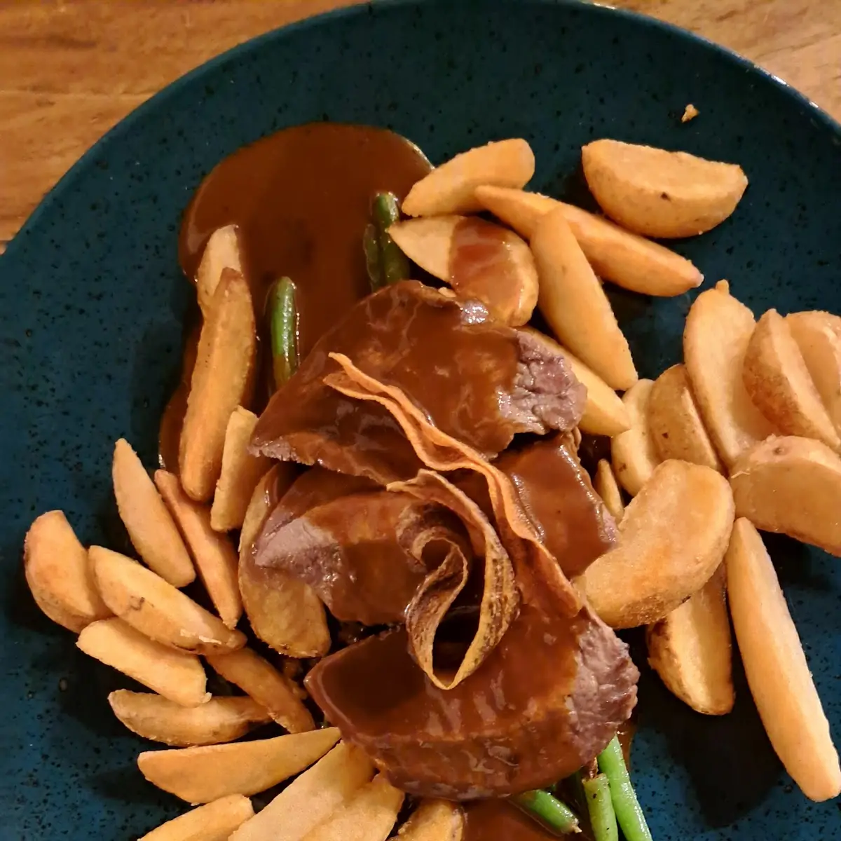 Hirschkeulensteak