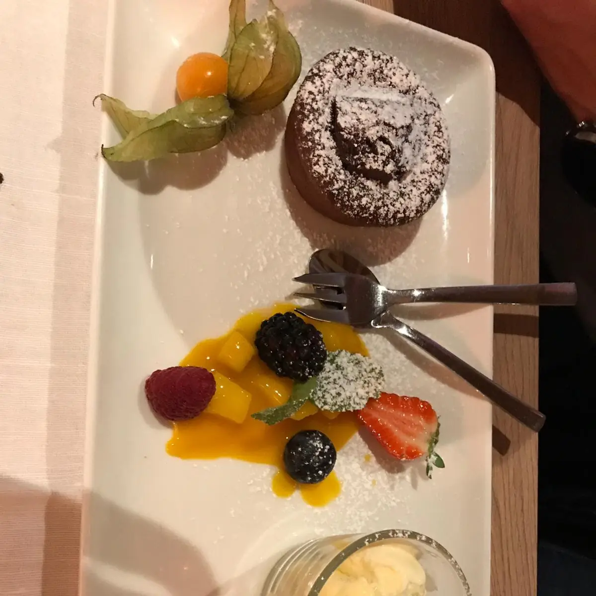 Vanillecreme Mit Muffin Vanille